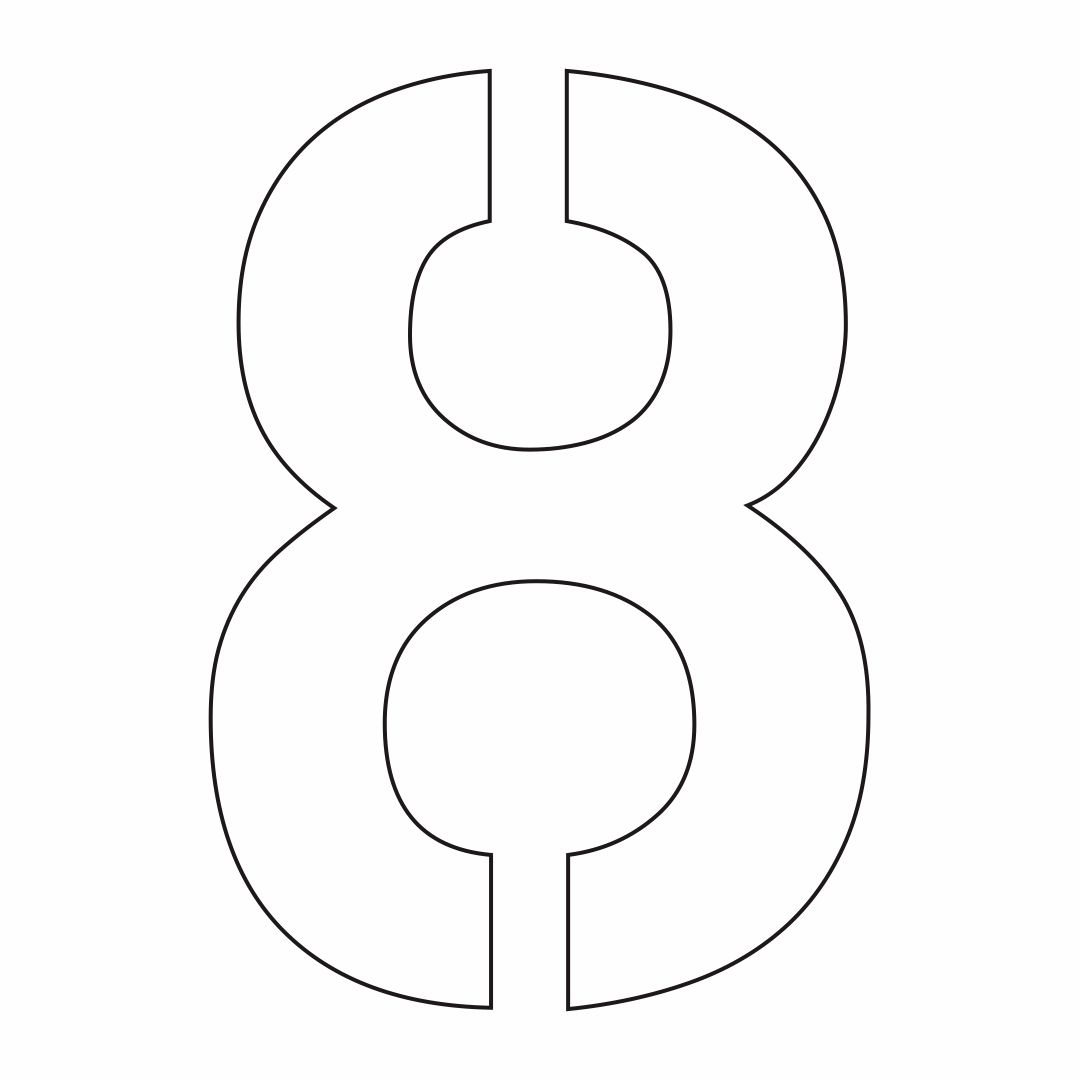 5 Best Images of Large Printable Cut Out Numbers Free Printable