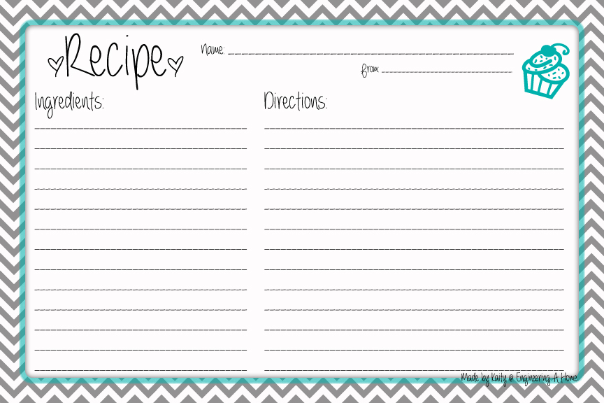 free-recipe-template-editable