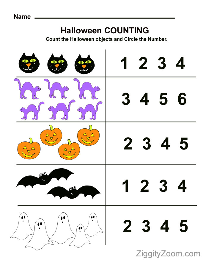 Kindergarten Counting Worksheets Free Printable