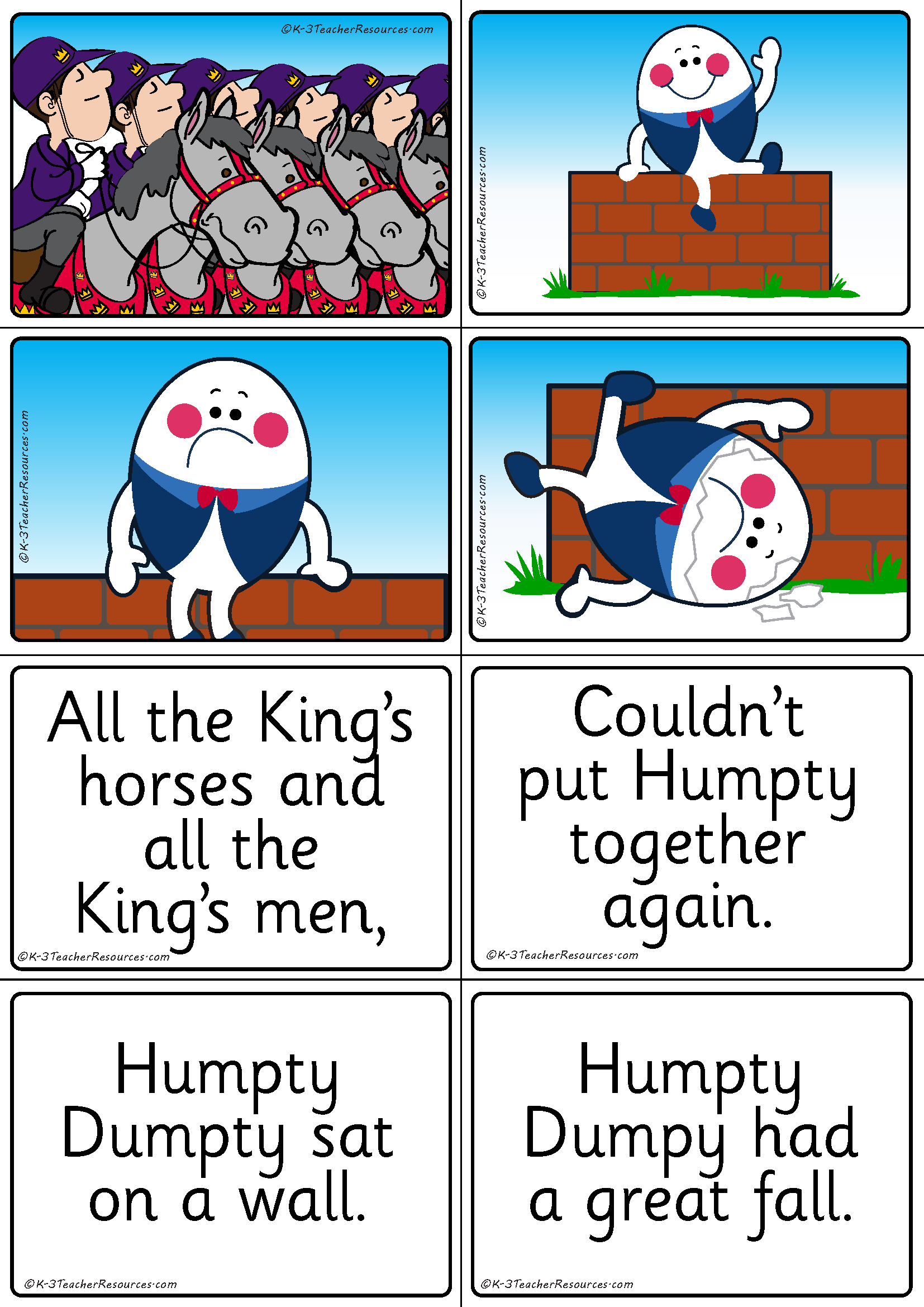 8 Best Images of Humpty Dumpty Printable Sequence Activities Humpty