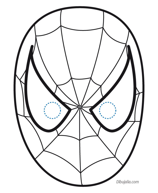 Easter 22+ Coloring Spiderman Mask for Kids