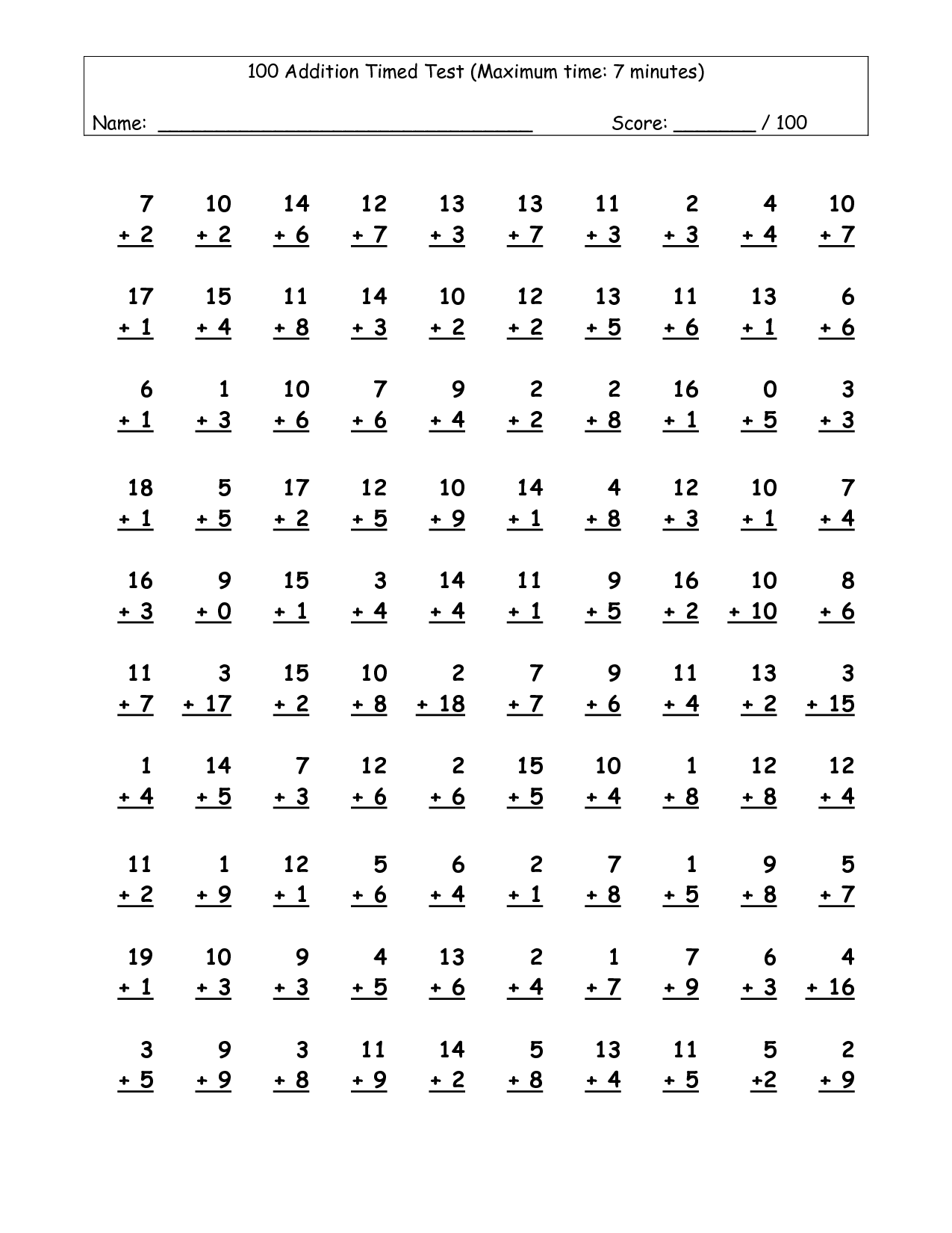 7-best-images-of-printable-addition-timed-tests-math-addition-timed