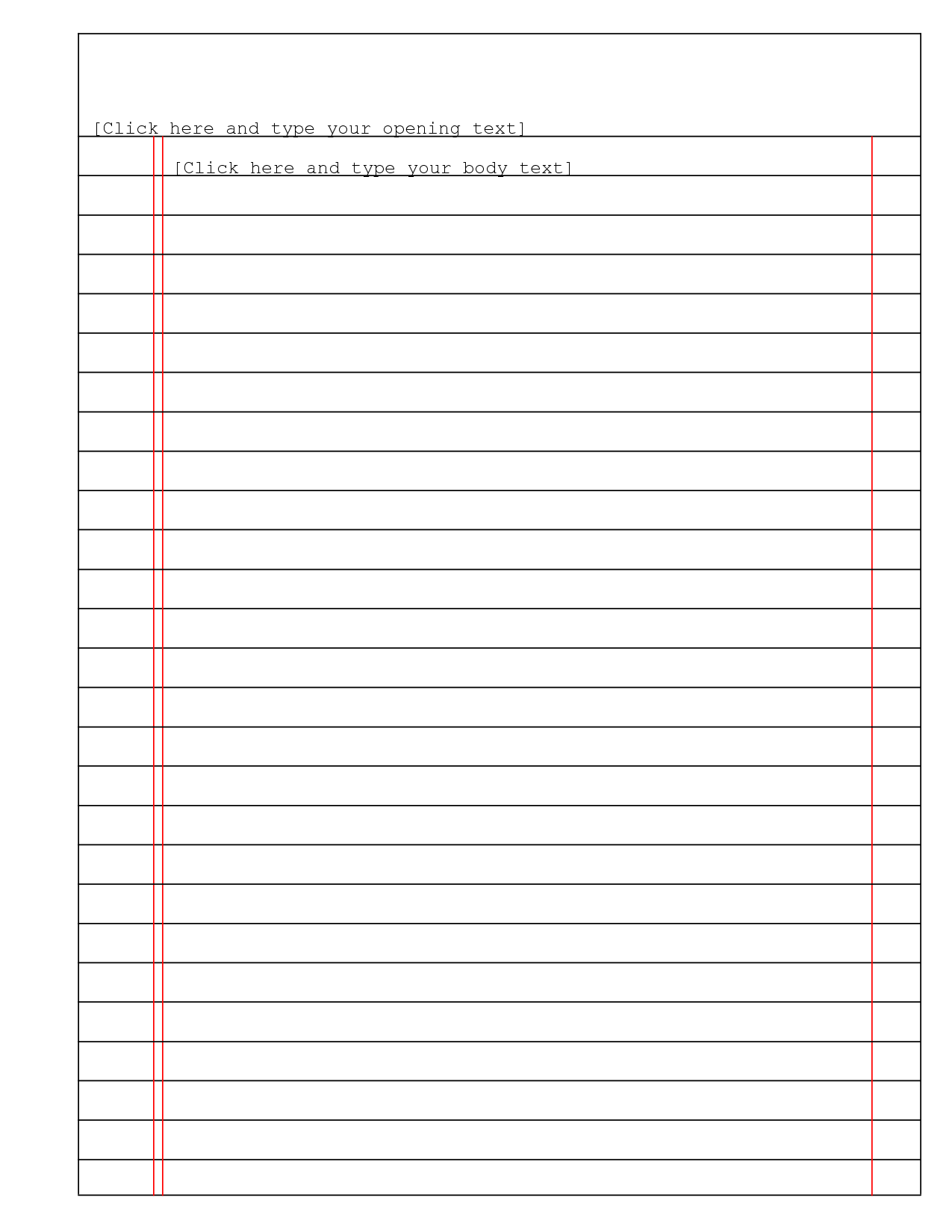 Writing Paper Template Free Download