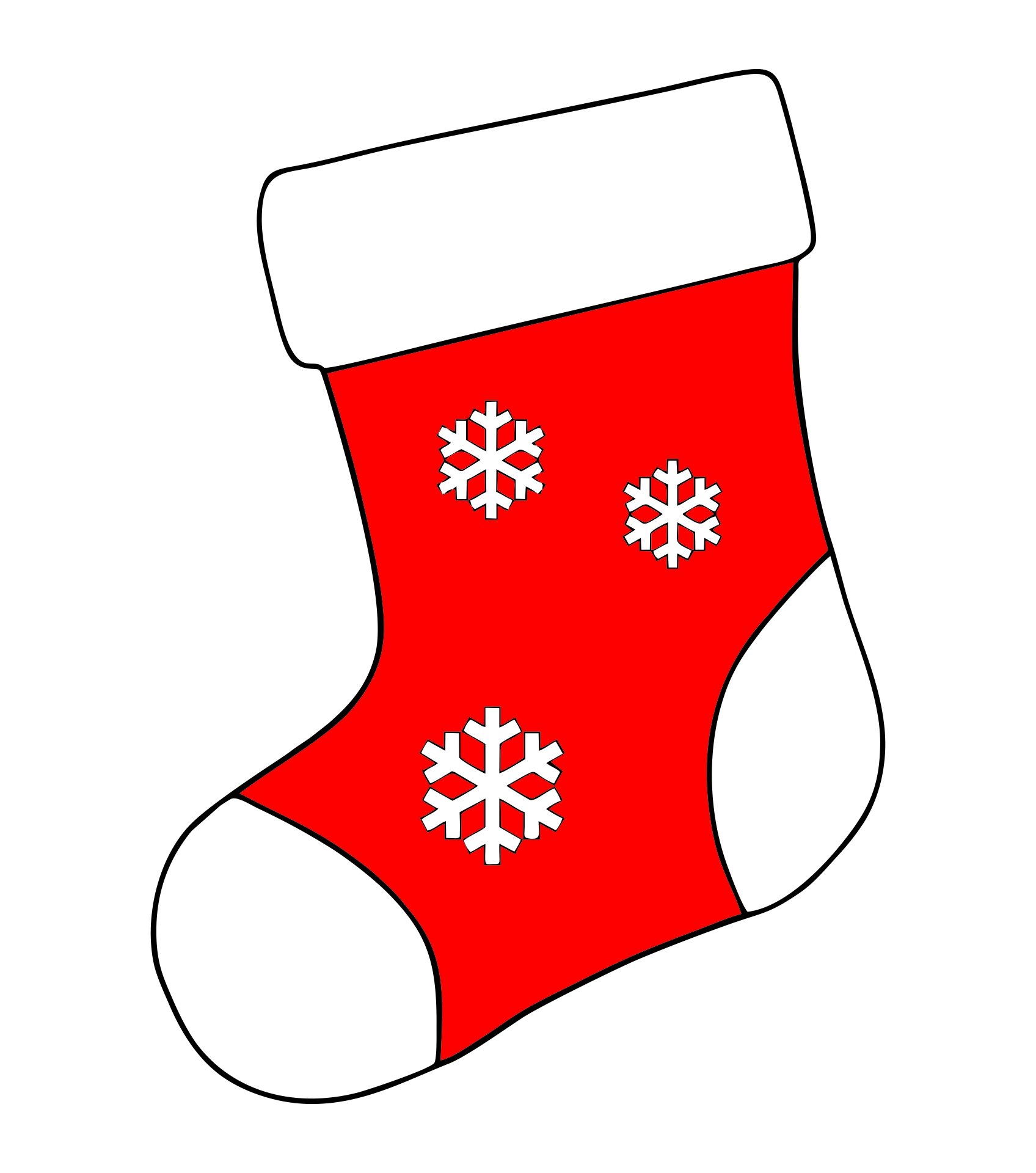 Christmas Stocking Printable Template