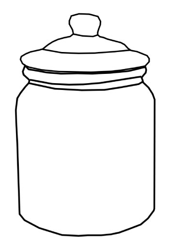 5 Best Images Of Cookie Jar Template Printable Cookie Jar Coloring 