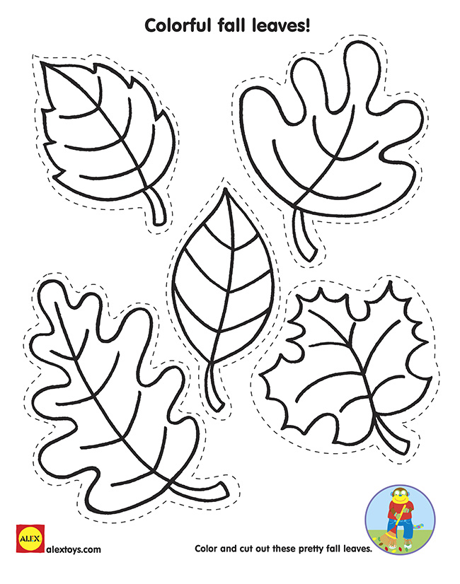 5 Best Images of Free Printable Fall Leaves To Color - Fall Leaves
