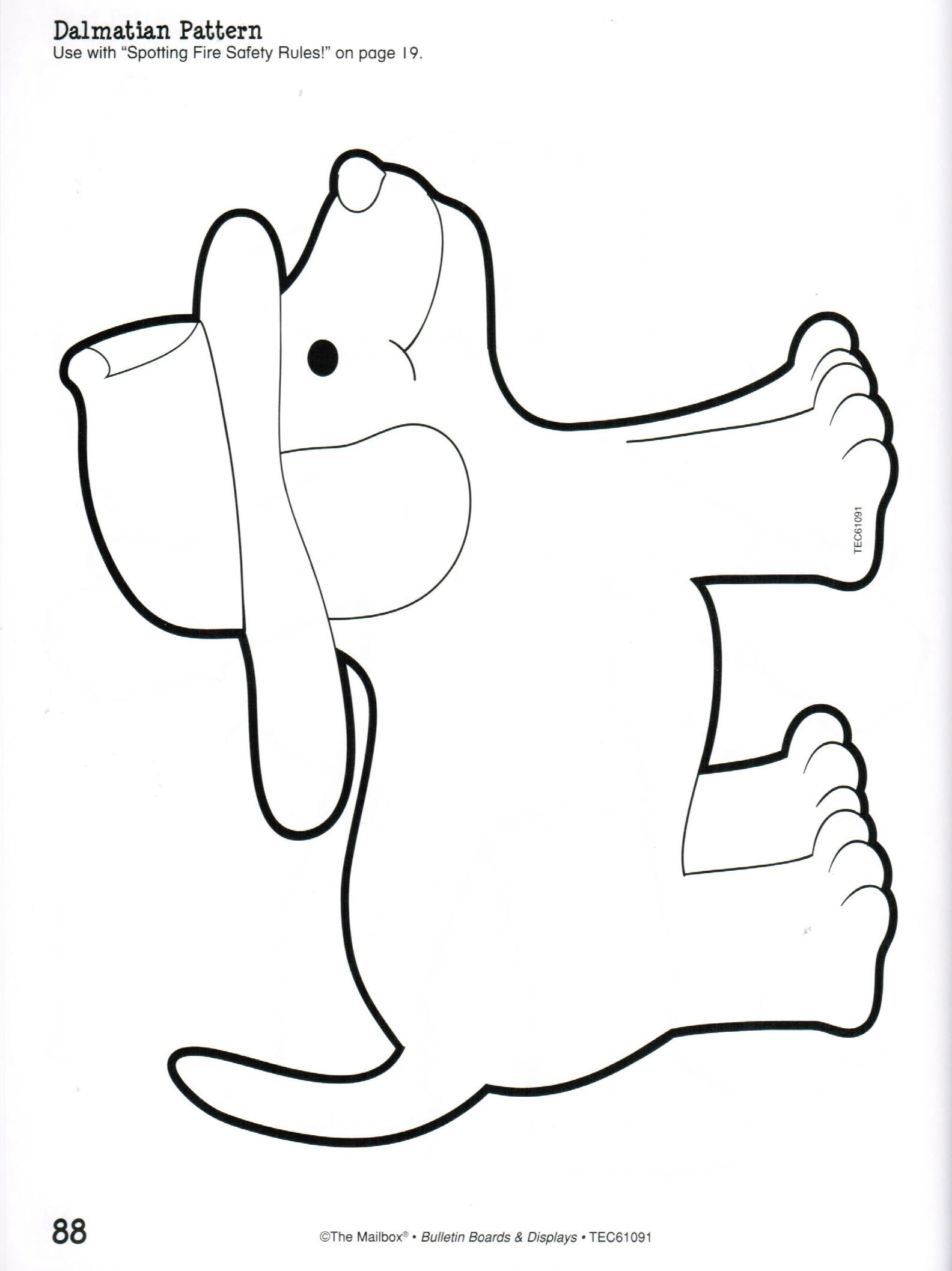 dalmation dog coloring pages - photo #35