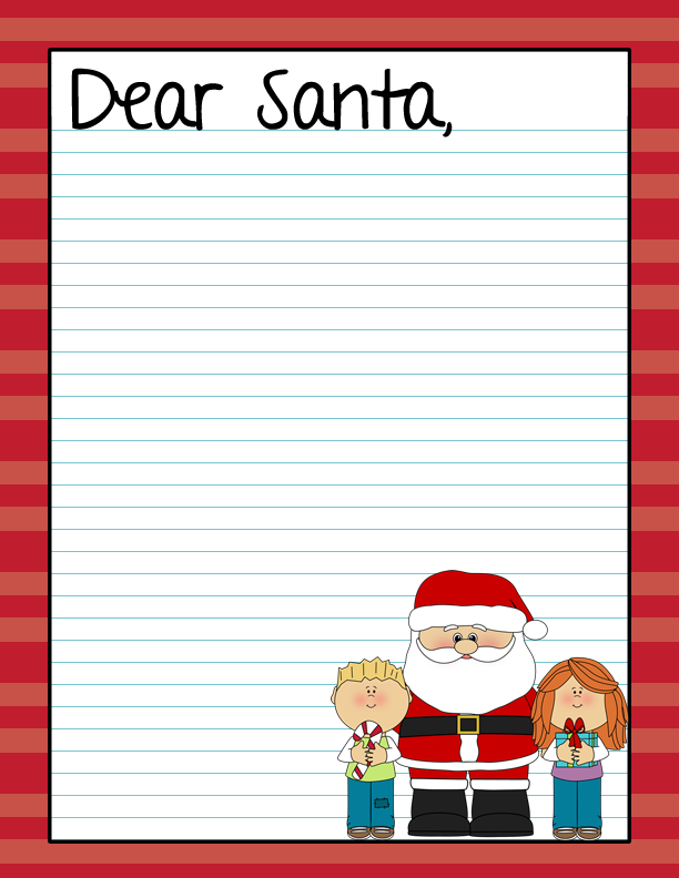 Dear Santa Letter Template Free