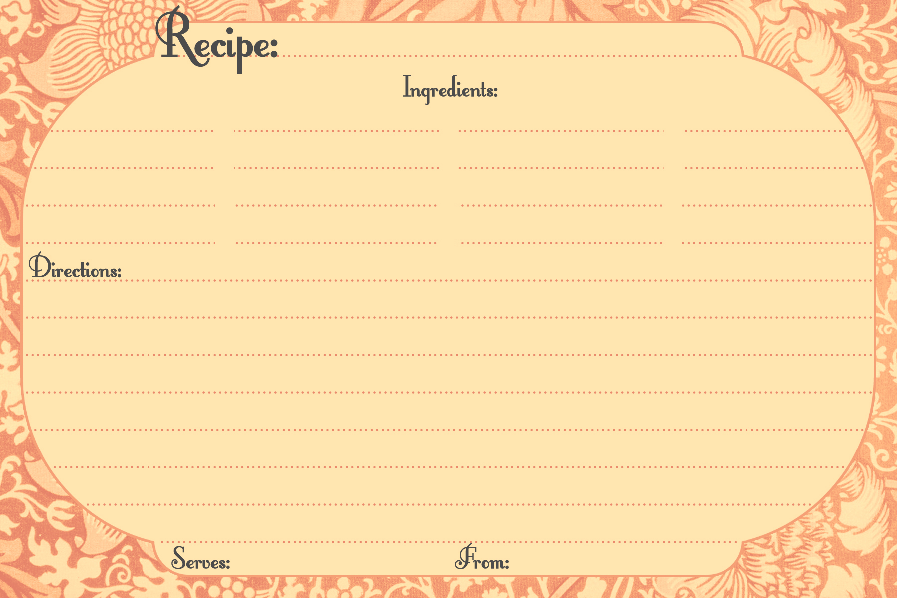 How To Make Printable Recipe Cards