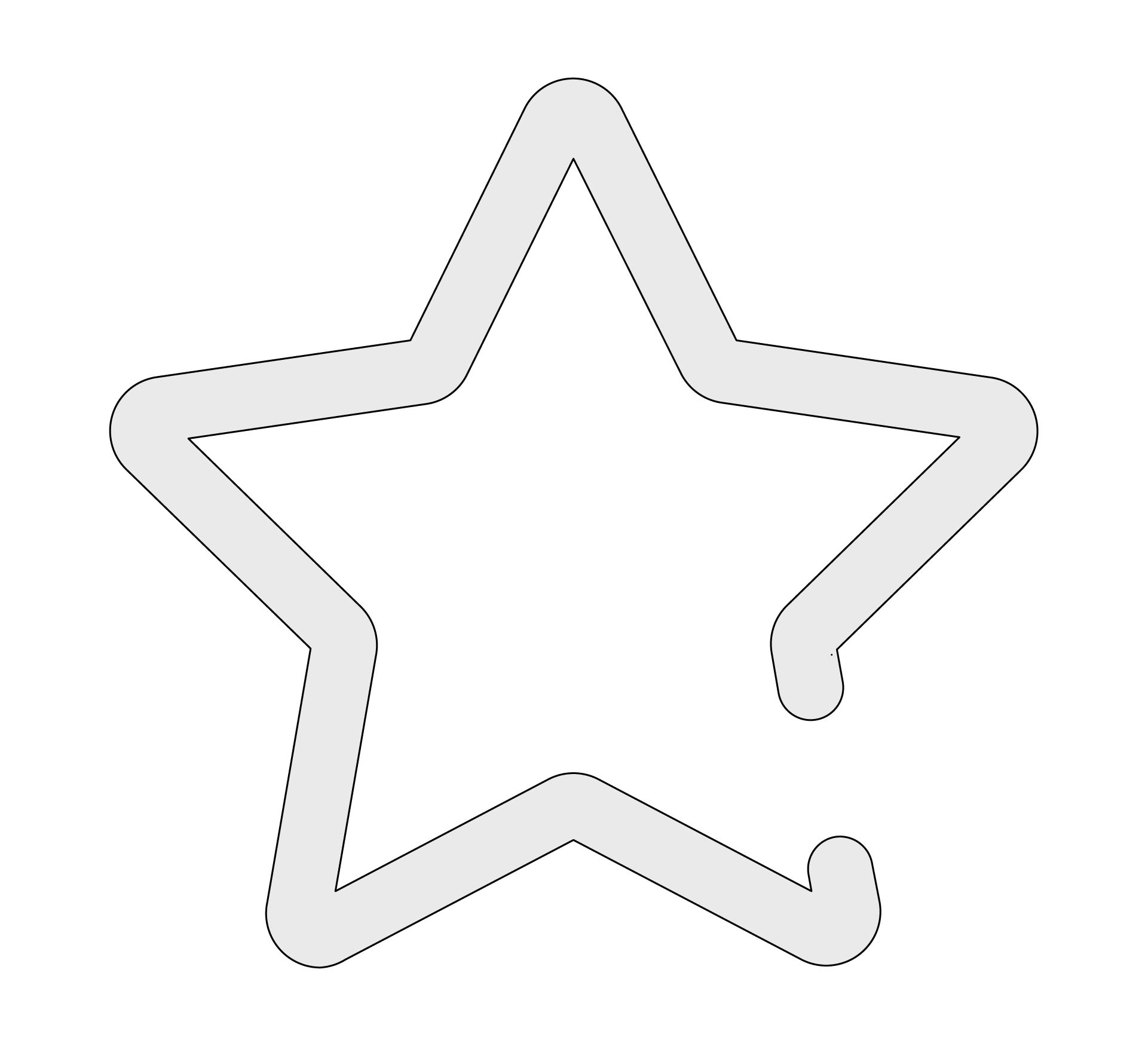 5 Best Images of Large Star Stencil Printable Large Star Template, 5