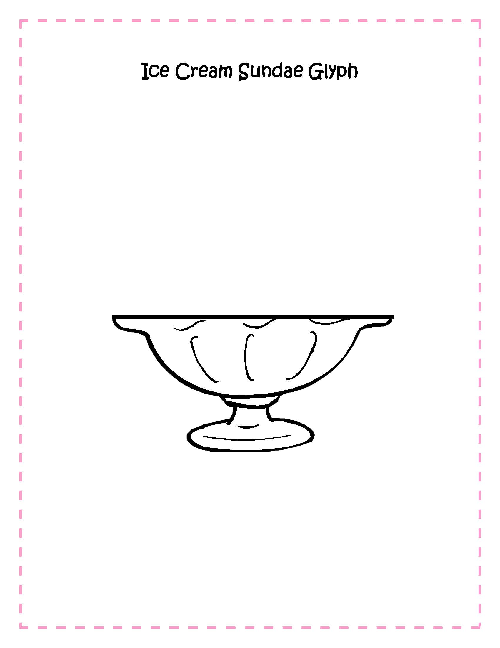 Ice Cream In A Bowl Coloring Pages - frustratedeekeng