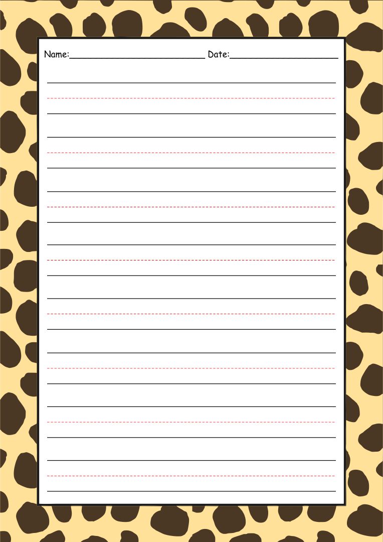 6 Best Images Of Handwriting Practice Paper Printable Free Printable