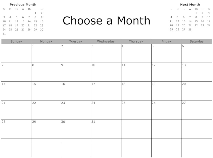 7 Best Images Of Plain Monthly Calendar Printable Simple Monthly Vrogue