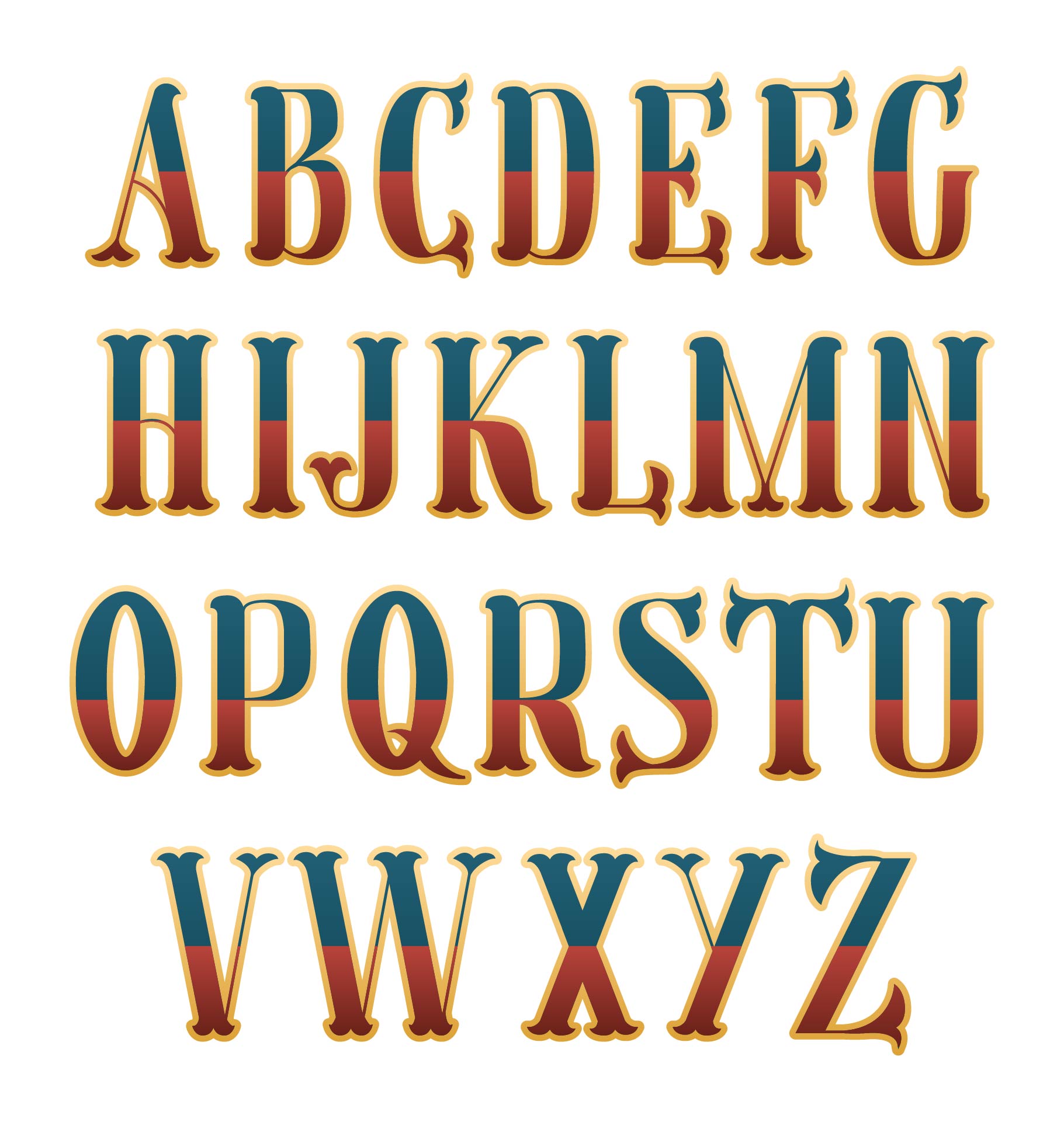 6 Best Images of Free Printable Alphabet Letters Font - Printable
