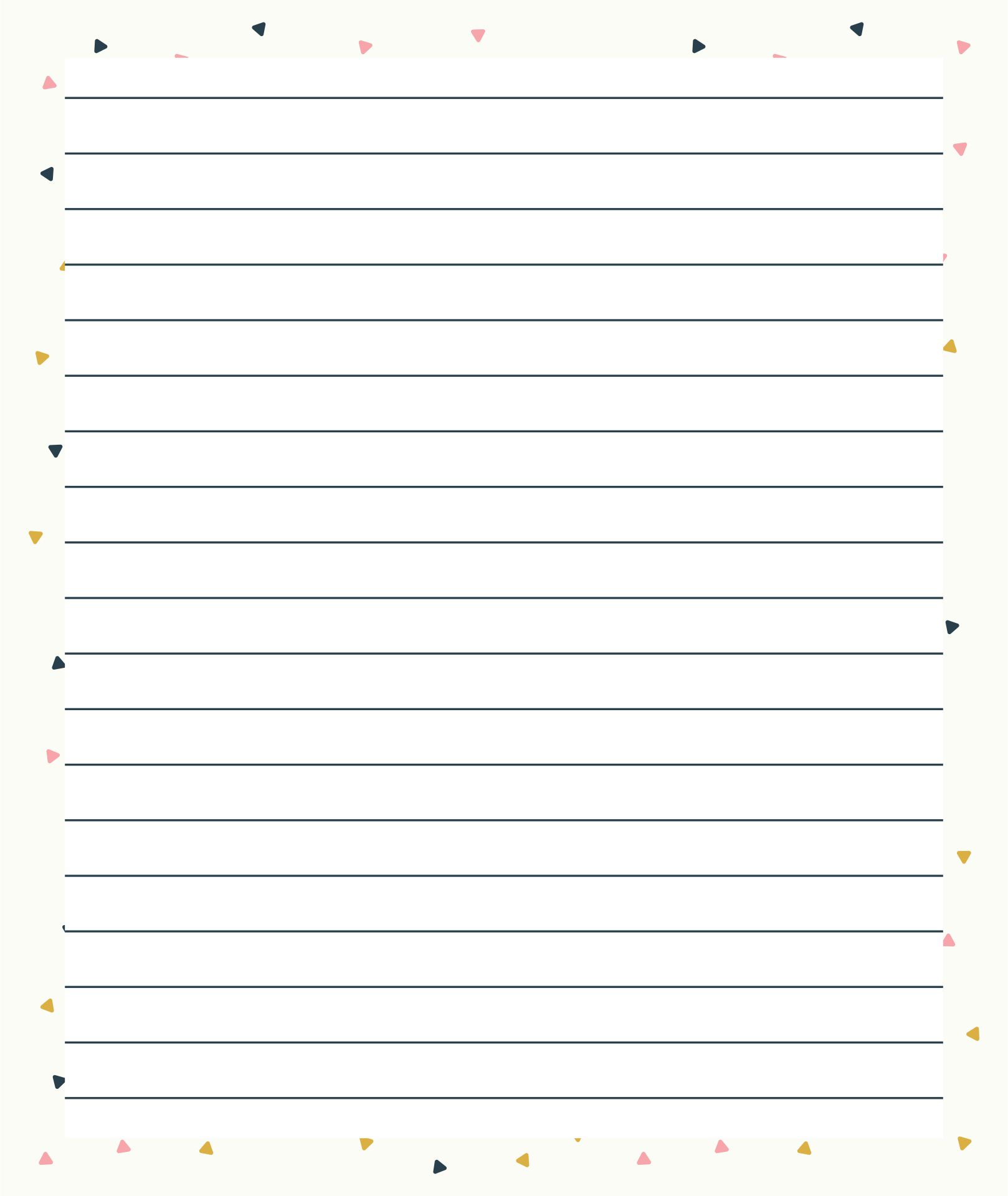 Free Printable Blank Writing Paper With Lines