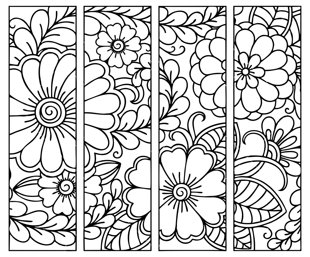 6 Best Images Of Free Printable Coloring Bookmarks For Kids Printable 