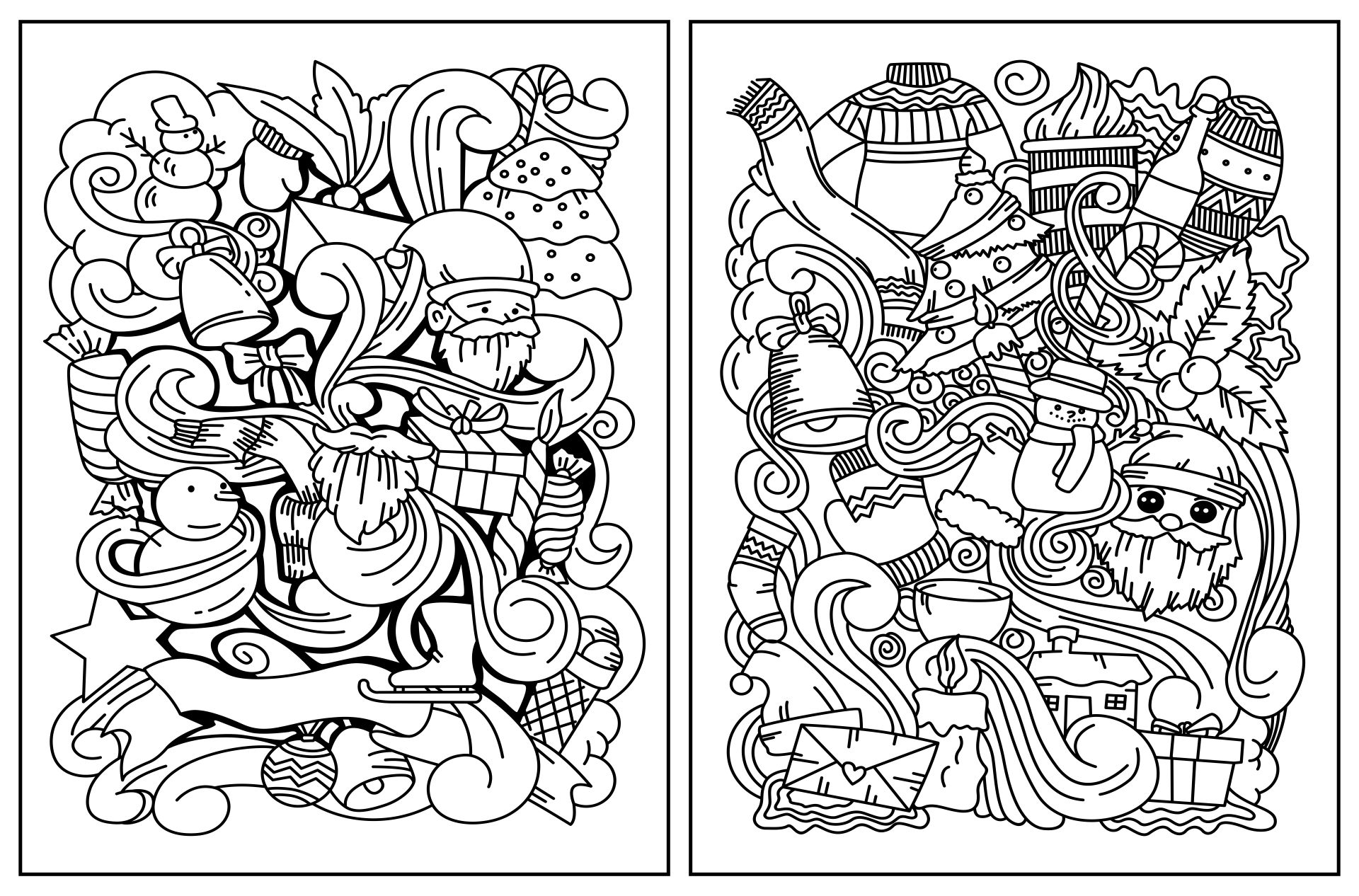 8 Best Images of Printable Coloring Pages Doodle Art ...