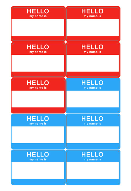 Id Badge Template Word