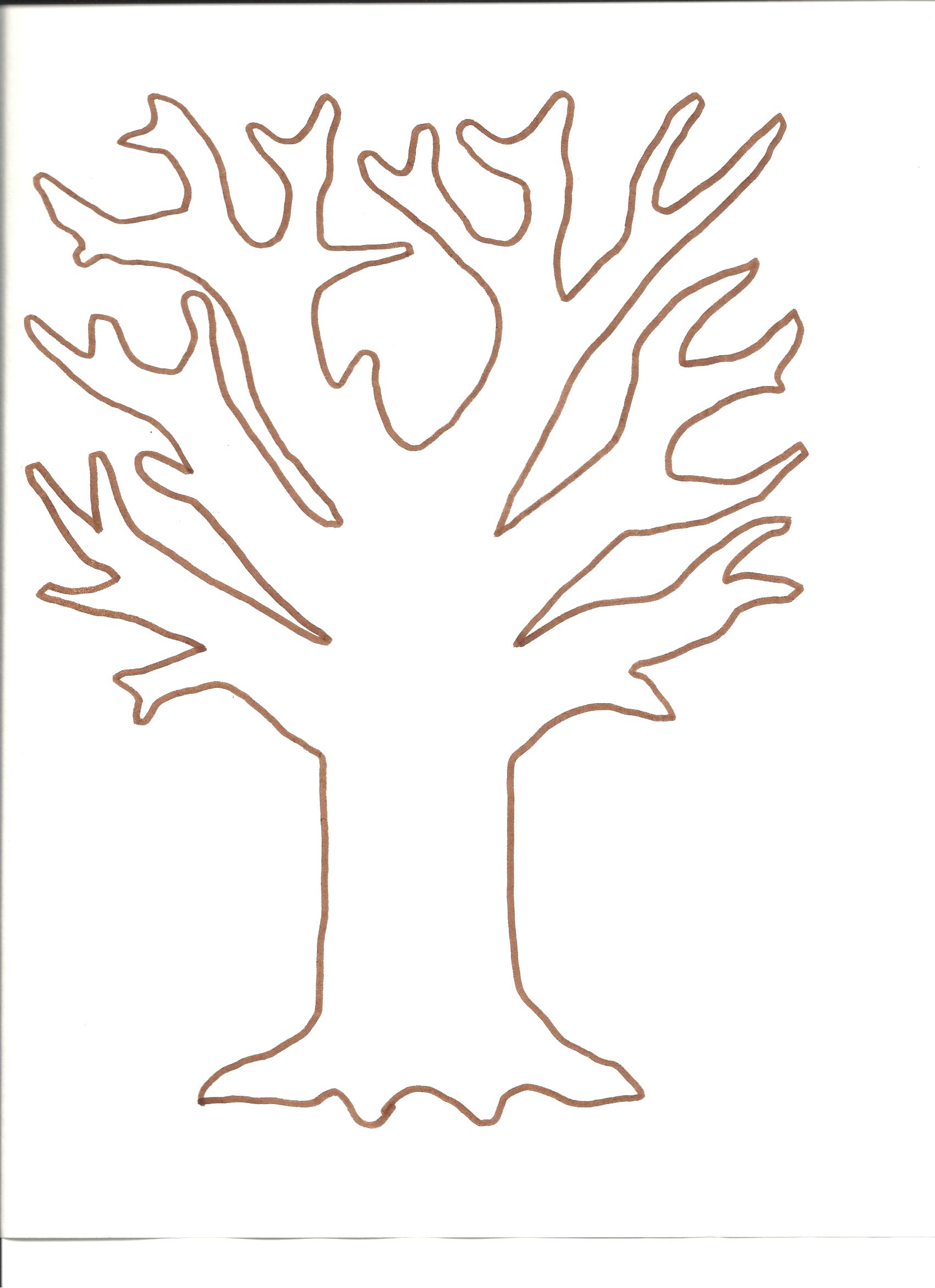 Free Printable Fall Tree Template Printable Templates Free Free Printable Fall Tree Template Printable Templates Free