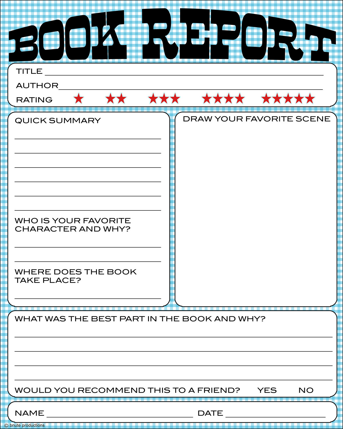 book-report-template-23th-grade