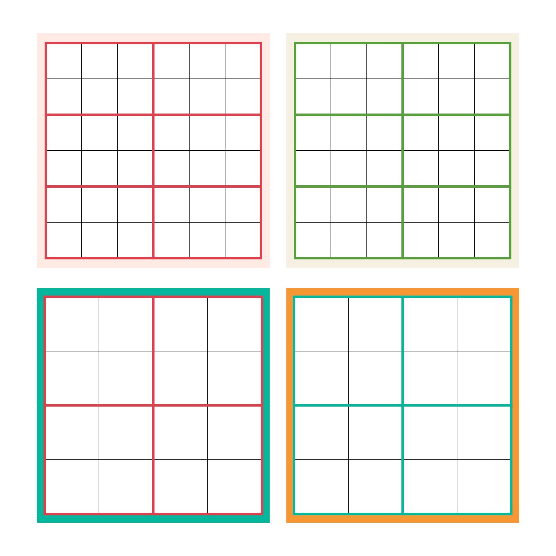 5 Best Images of Printable Blank Grid 3X3 Blank Sudoku Grid, Free
