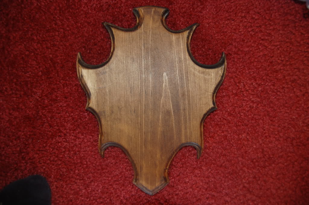 Deer Mount Plaque Templates