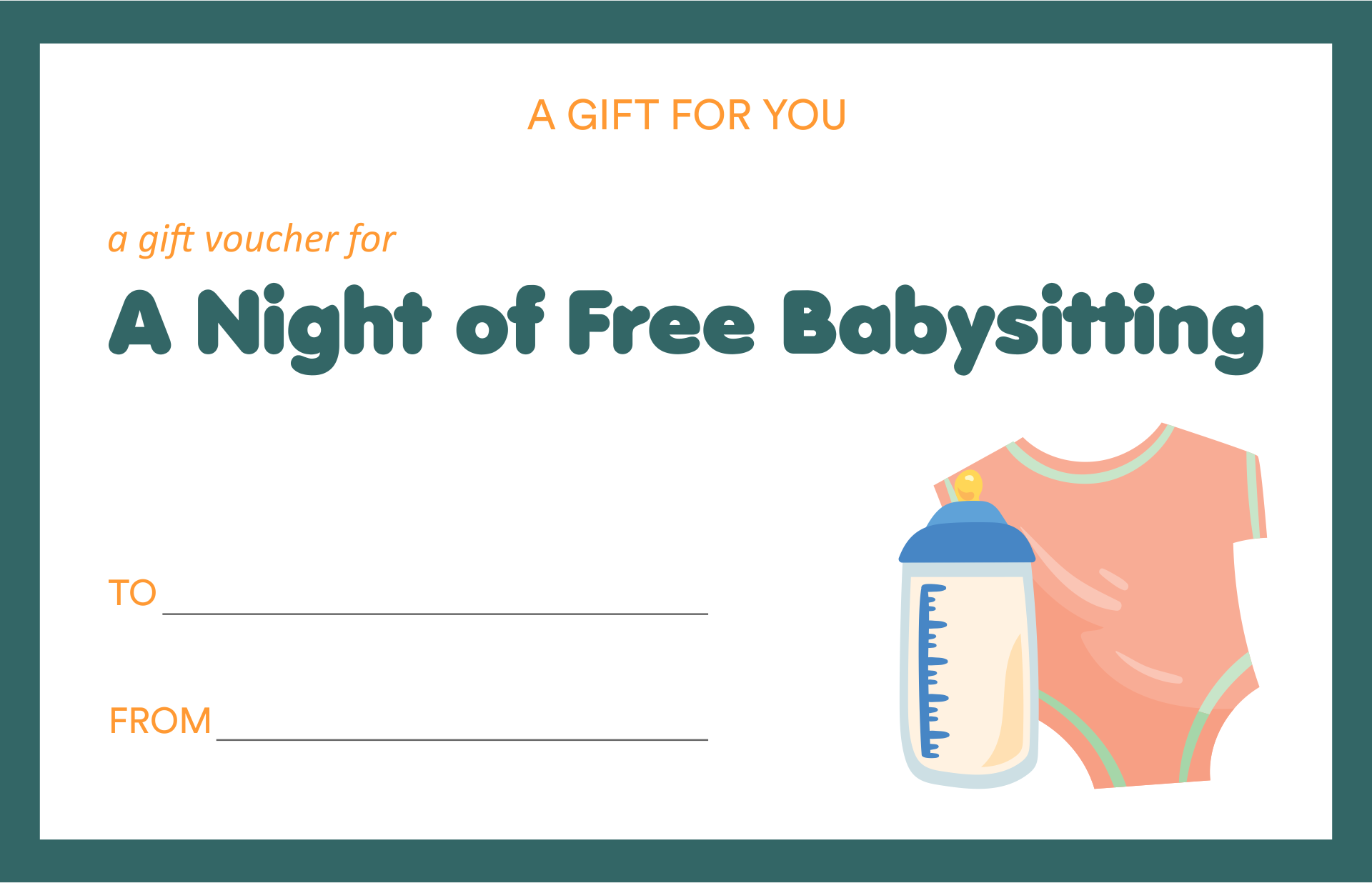 8 Best Images of Printable Babysitting Voucher Template - Free ...