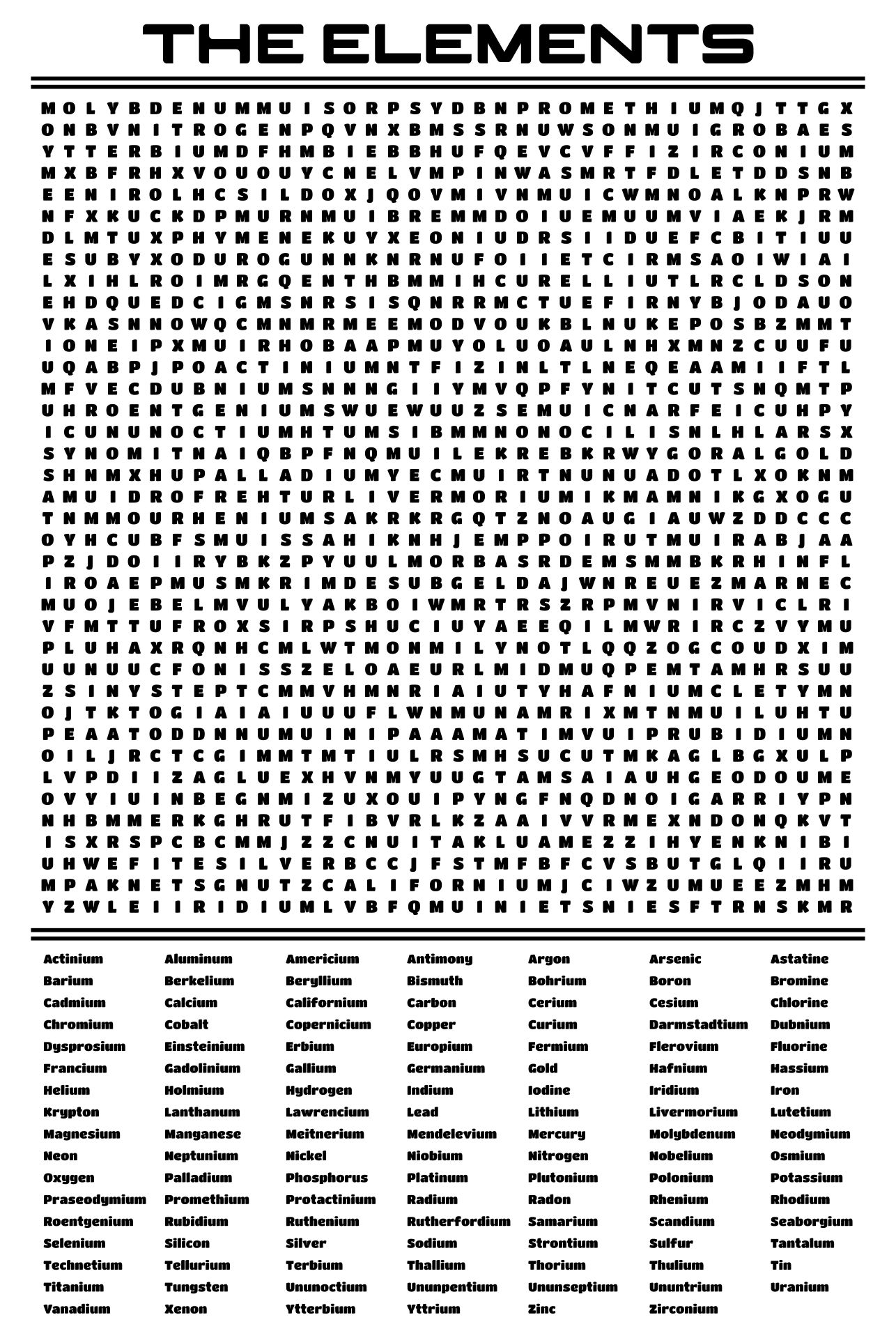 Super Hard Word Searches Printable - Push Your Limits
