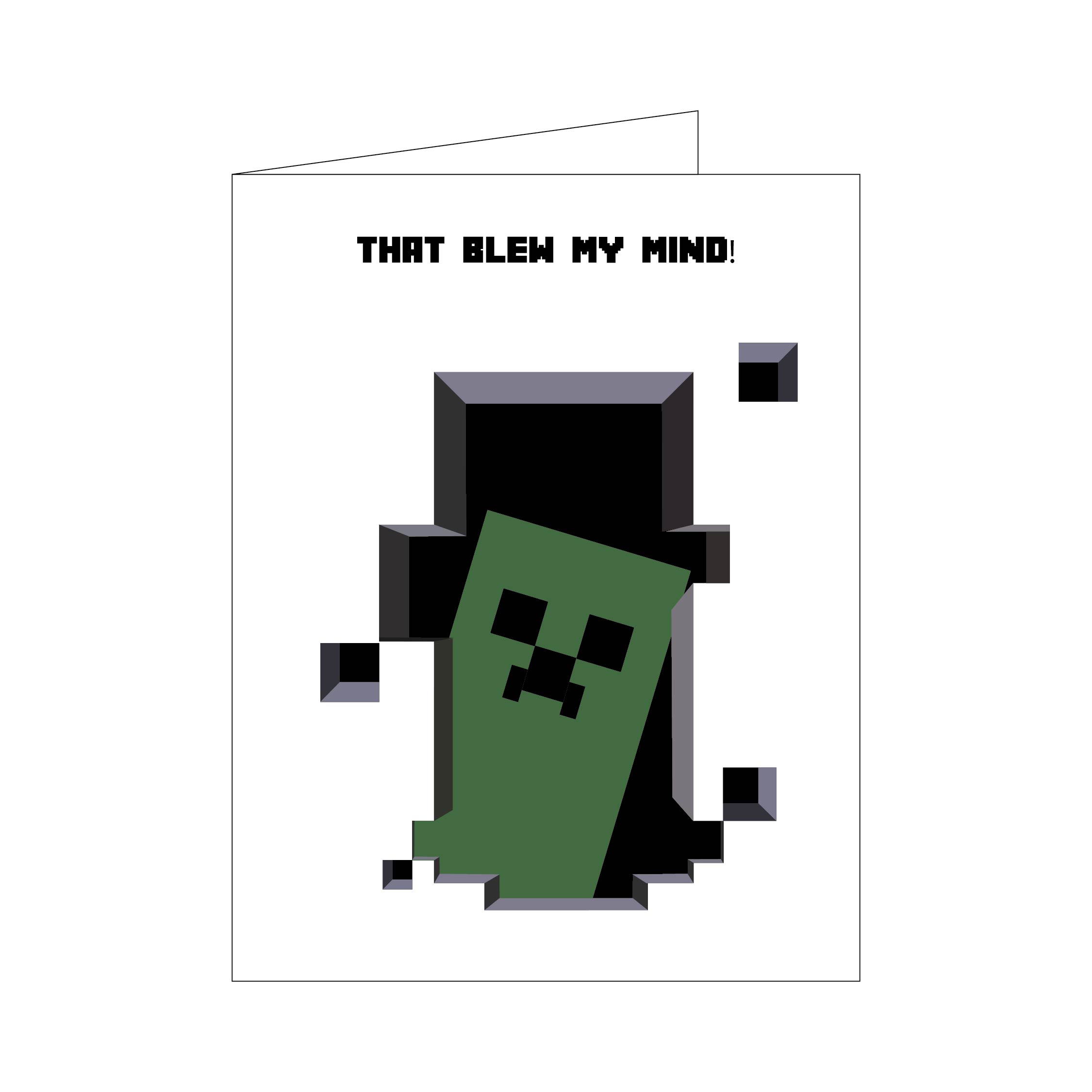 6 Best Images of Minecraft Printable Happy Birthday Card Minecraft