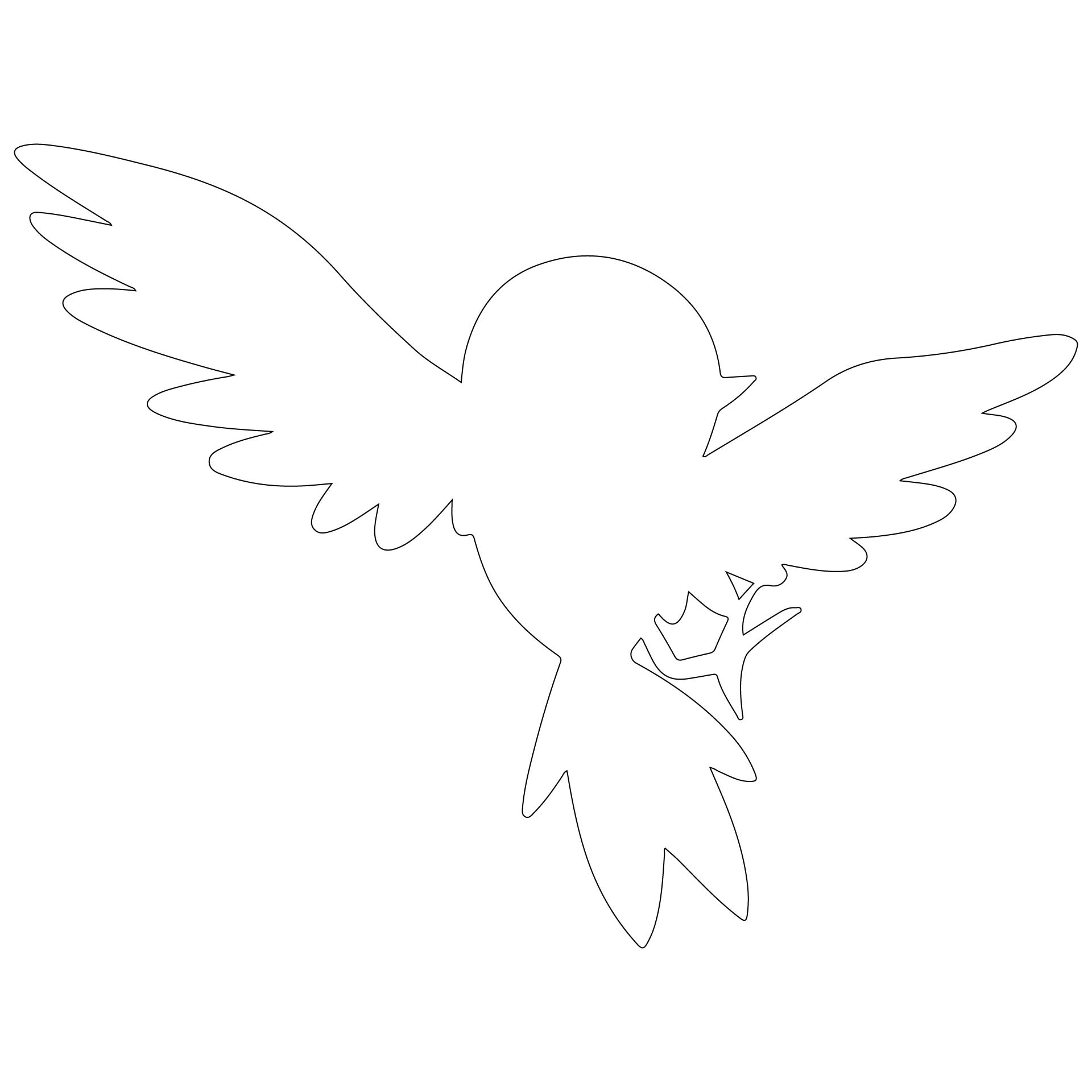 8 Best Images of Love Bird Template Printable - Bird Template Printable