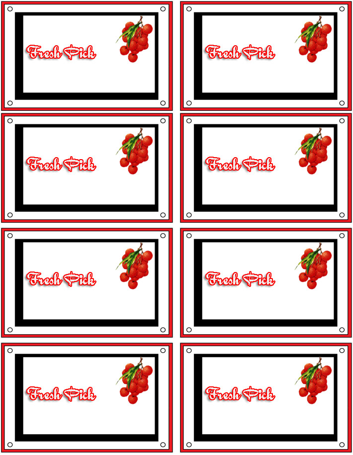 7 Best Images Of Christmas Food Label Printables Printable Food