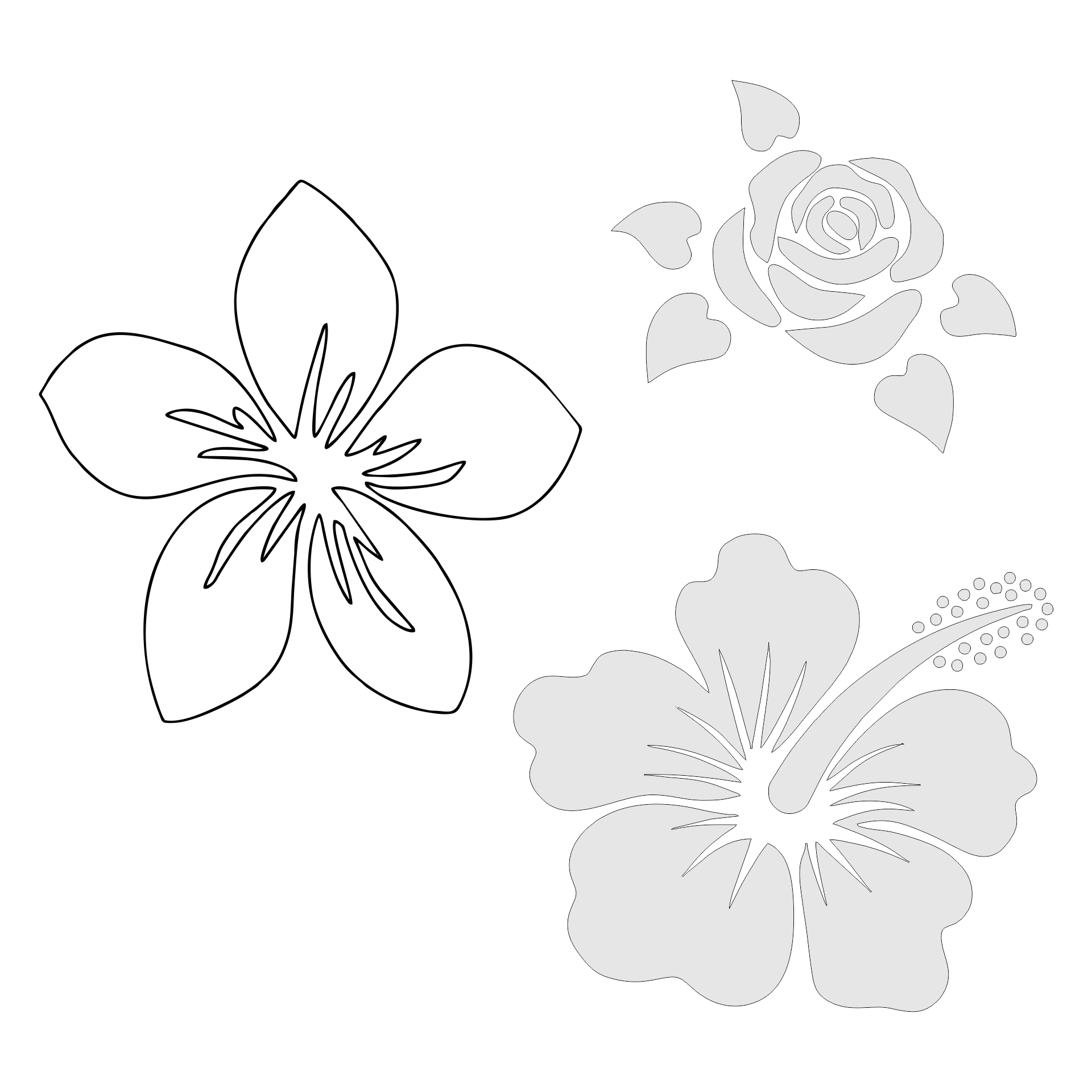 8 Best Images Of Large Flower Stencils Printable Printable Large Flower Template Free