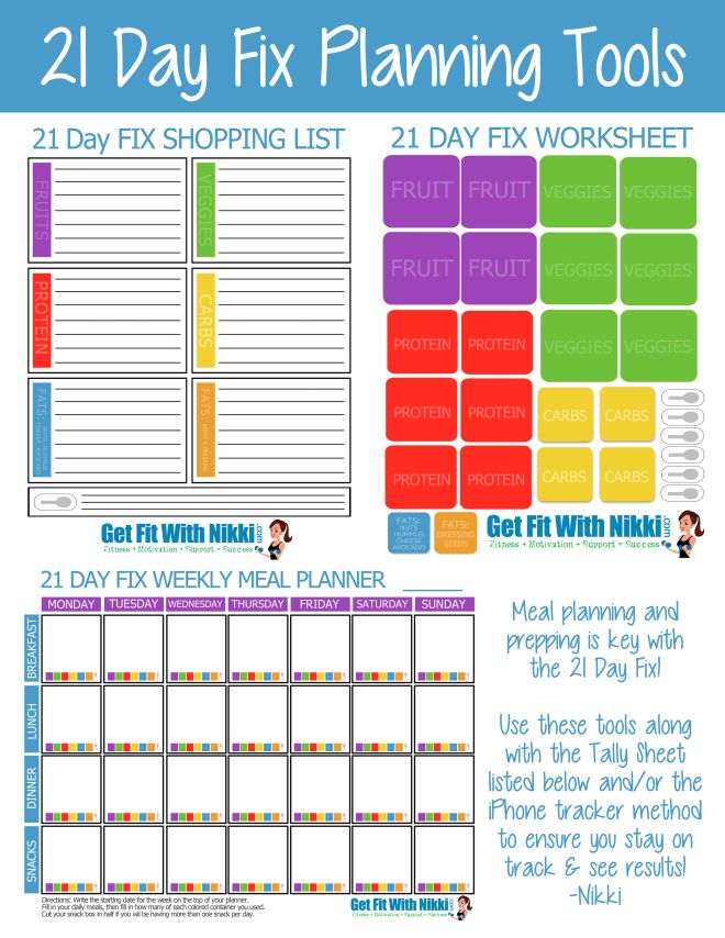 21 Day Fix Weight Loss Week 1