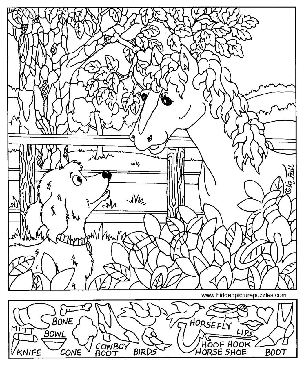 Hidden Object Activity Sheets
