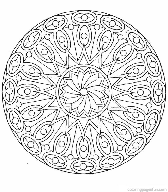 6 Best Images of Mandala Coloring Pages Adults Free Printable 8.5 X 11