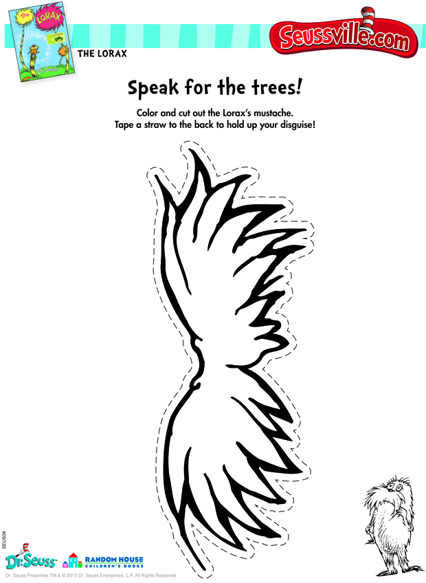 7 Best Images of The Lorax Printables Lorax Printable Coloring Pages