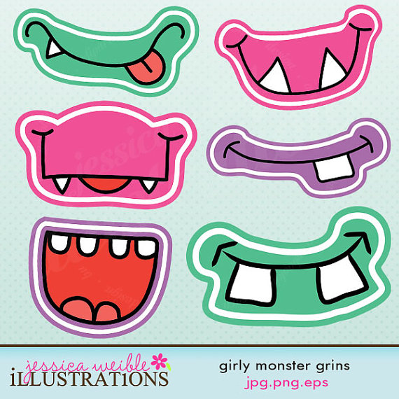 9 Best Images of Printable Mouths For Crafts Printable Monster Mouths
