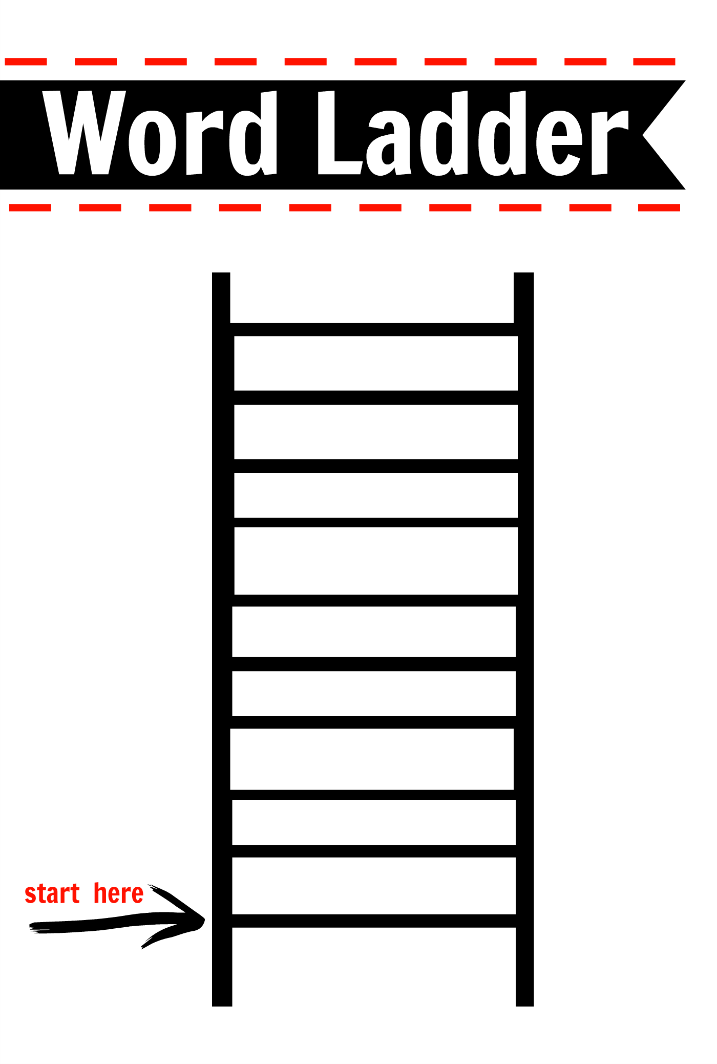 6 Best Images of Printable Picture Of A Ladder Ladder Coloring Pages