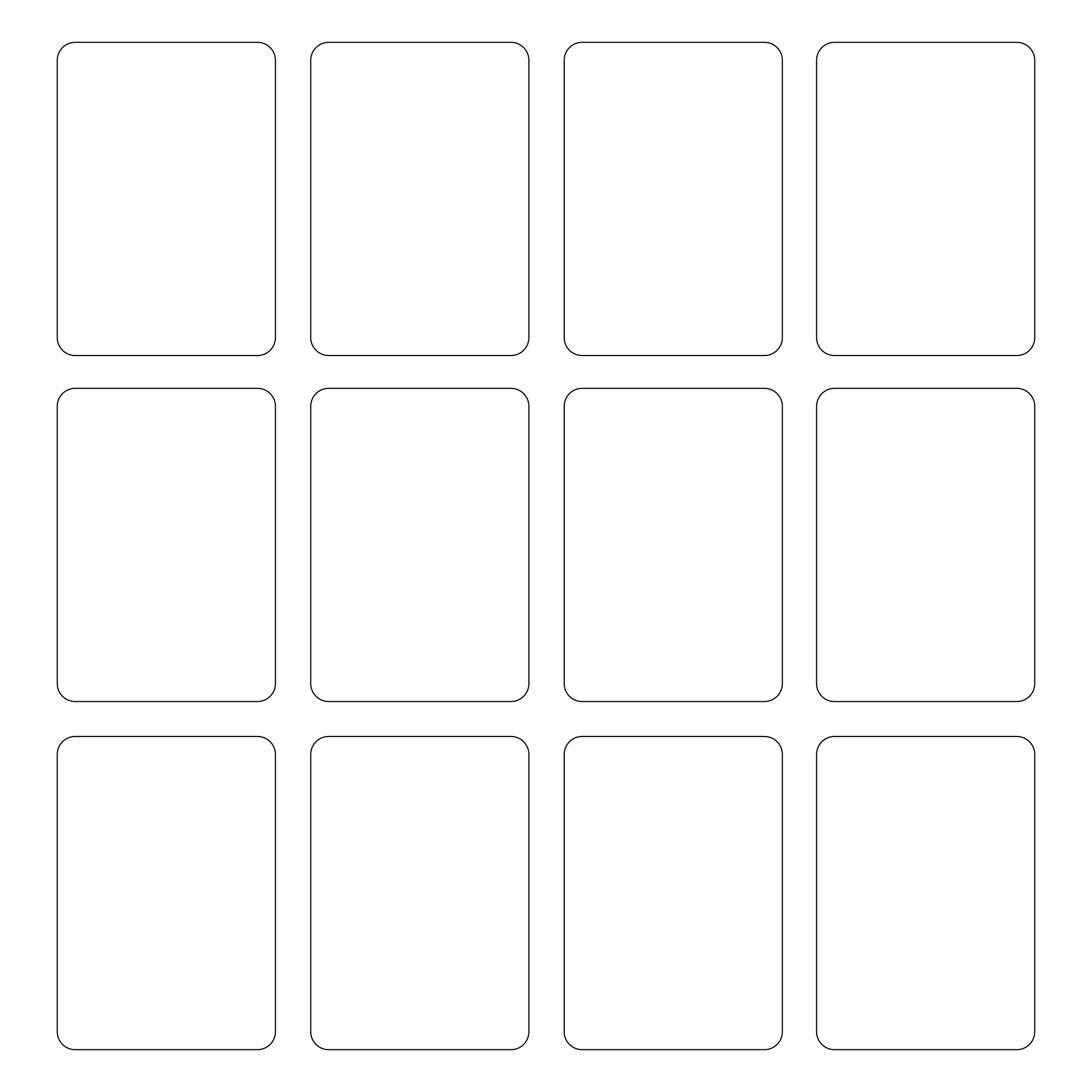 Blank Playing Cards Printable Free