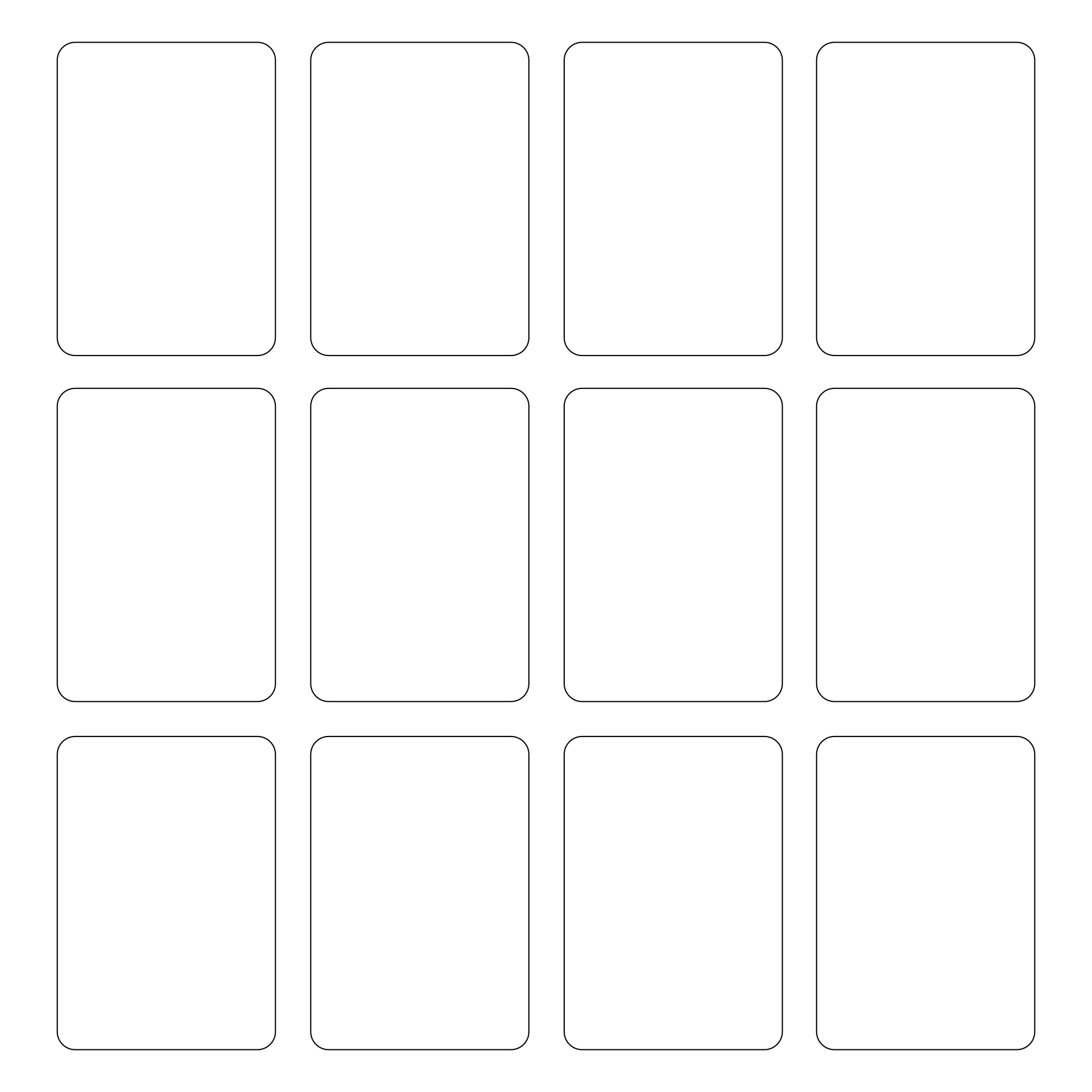 8 Best Images Of Blank Playing Card Printable Template For Word Blank