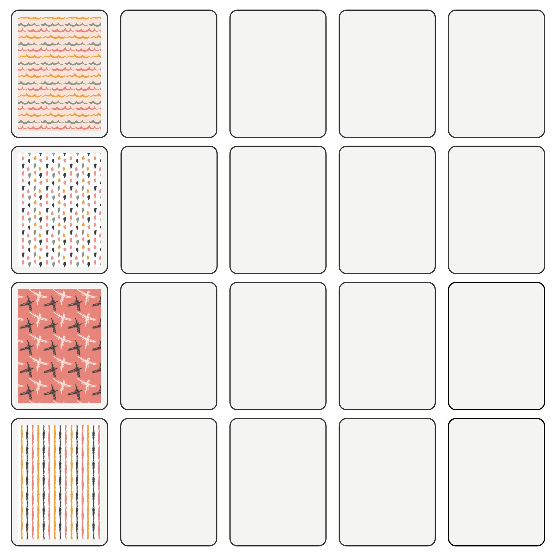 Blank Playing Card Template