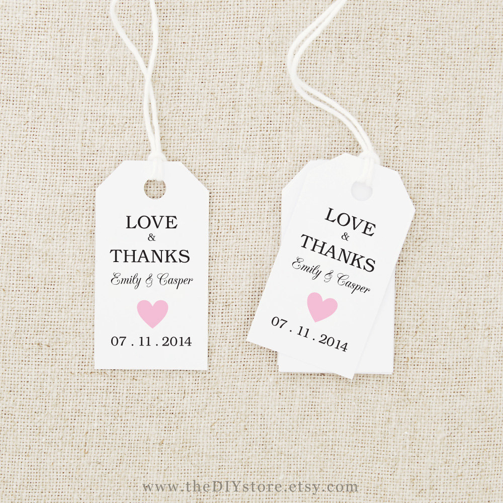 Free Printable Wedding Gift Tags Template Printable Templates