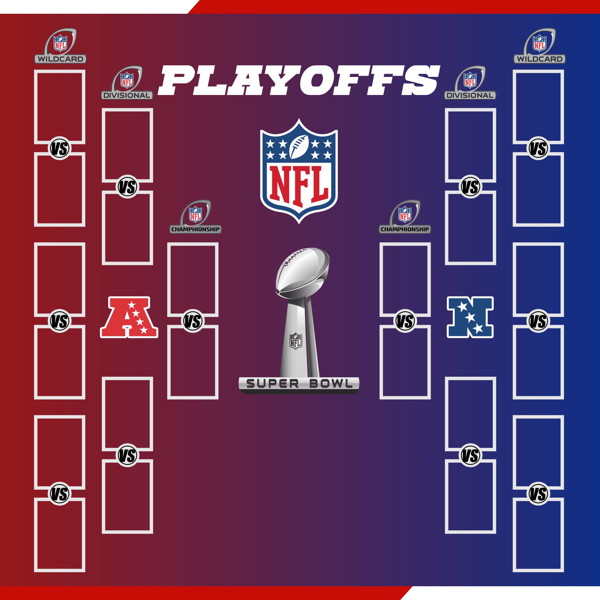 Nfl Playoff Bracket Printable 144623 