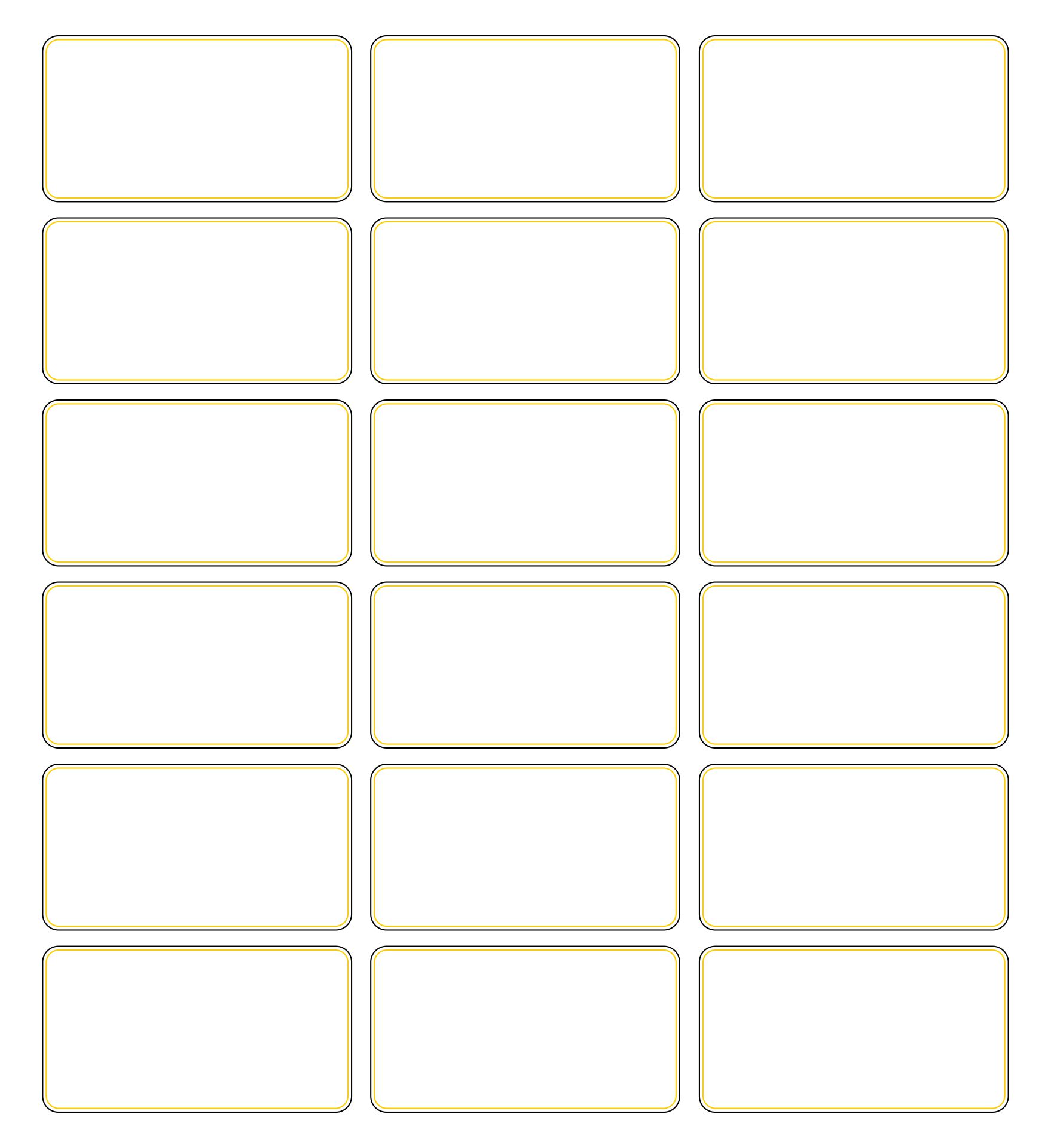 Free Card Template Printable