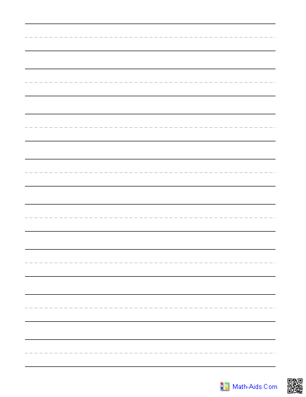 3rd grade lined writing paper template_190780