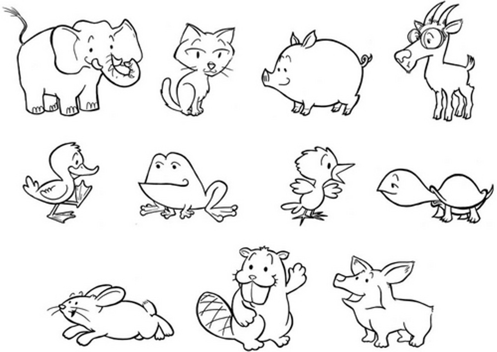 baby forest animals coloring pages - photo #22