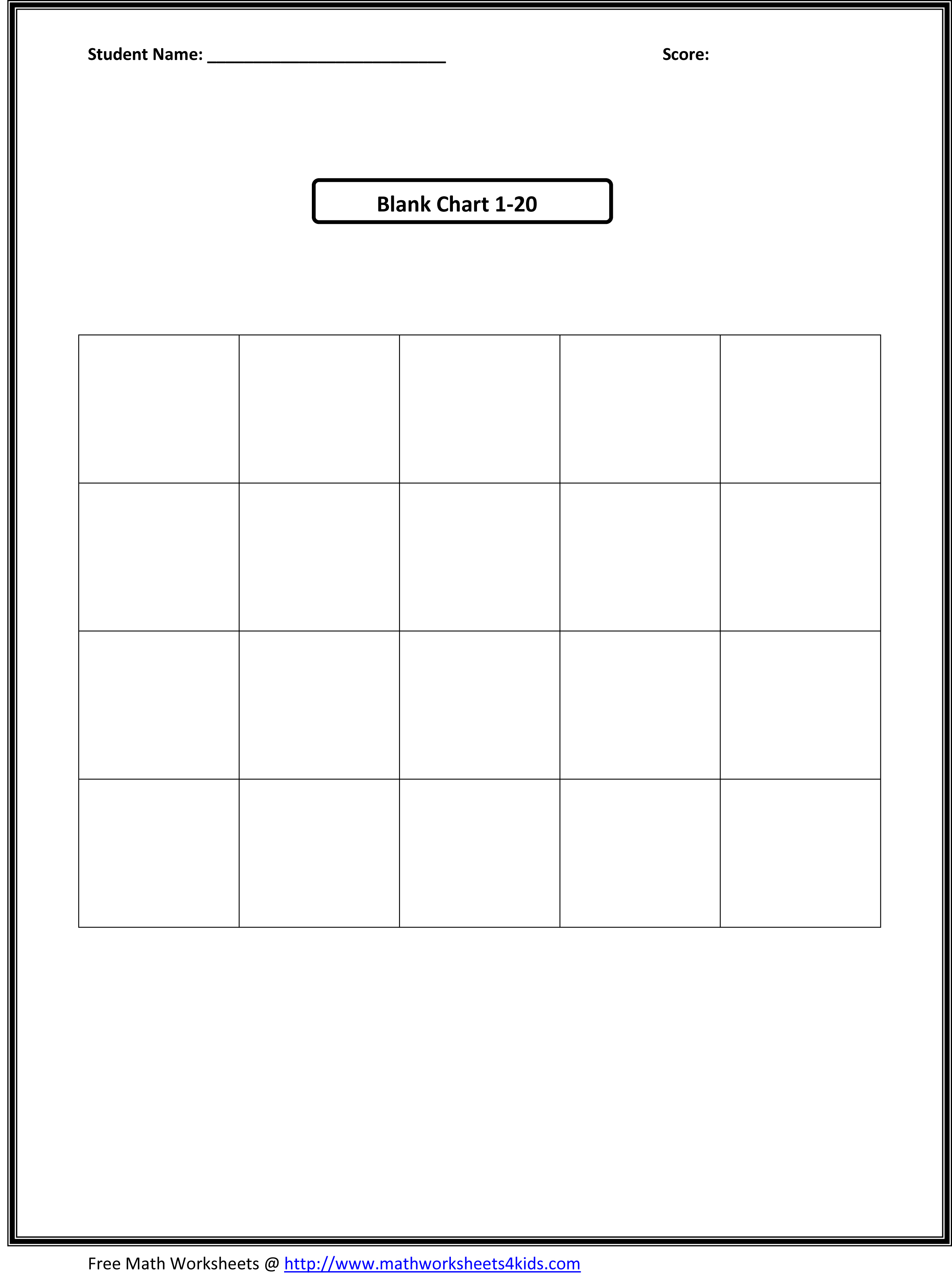 7 Best Images of Blank Printable Math Worksheets - Blank Math Addition