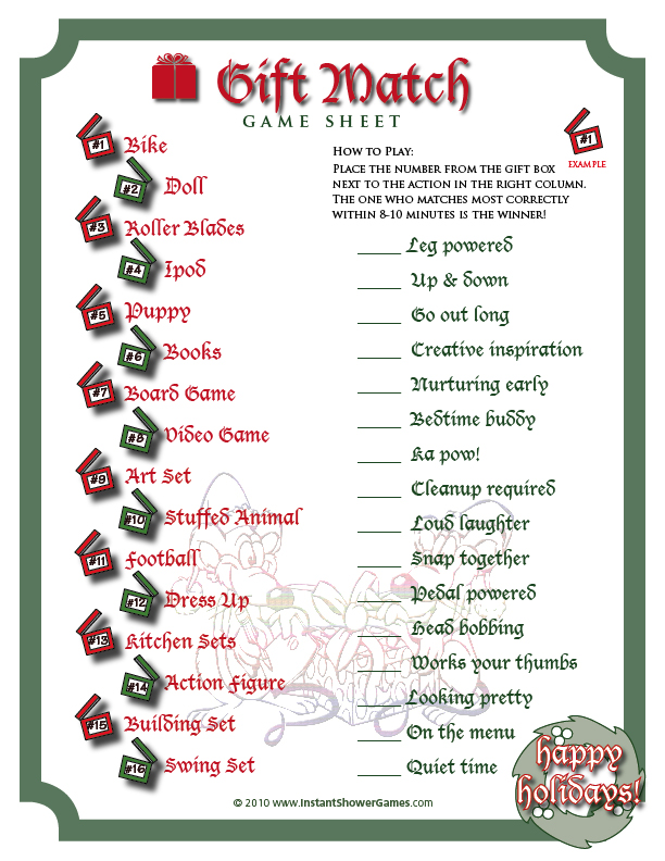 Free Printable Christmas Games If You re Looking For Free Printable 