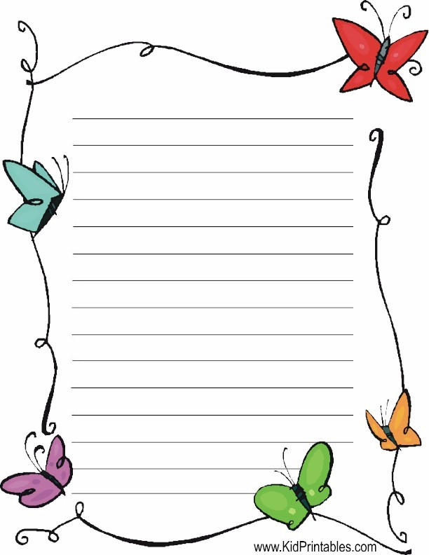 5 Best Images of Free Printable Stationery Paper With Borders Free