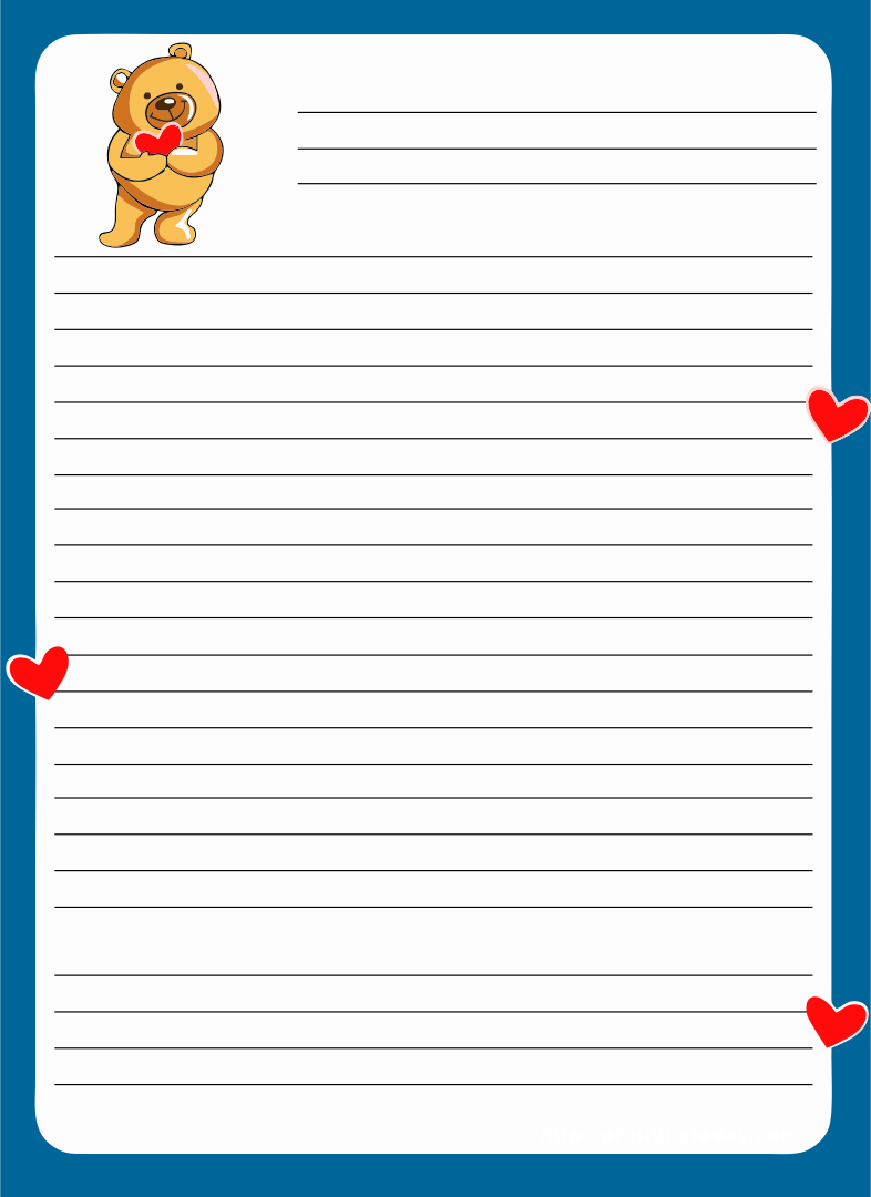 Printable Letter Writing Paper Free